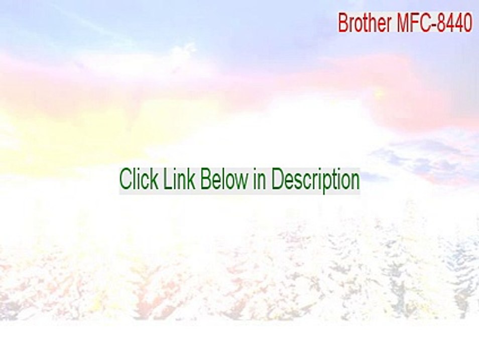 Brother MFC-8440 Serial [Legit Download 2015]