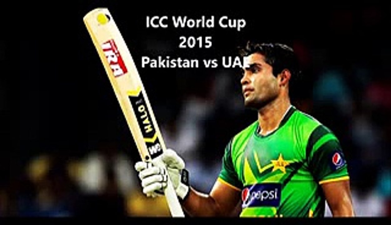 LIVE , Pakistan vs UAE   World Cup 2015