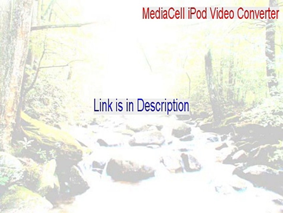 MediaCell iPod Video Converter Free Download - Instant Download (2015)