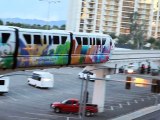 The Las Vegas Monorail.