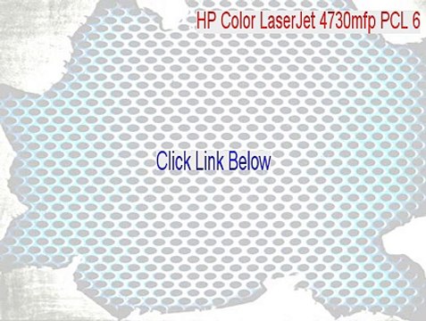 HP Color LaserJet 4730mfp PCL 6 (Black) Key Gen [Legit Download 2015]