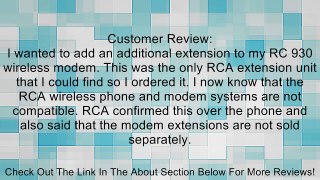 RCA RC920 Wireless Phone Jack Extension Review