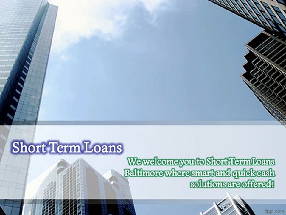 Short Term Loans Can Change Your Cash Crunch Status