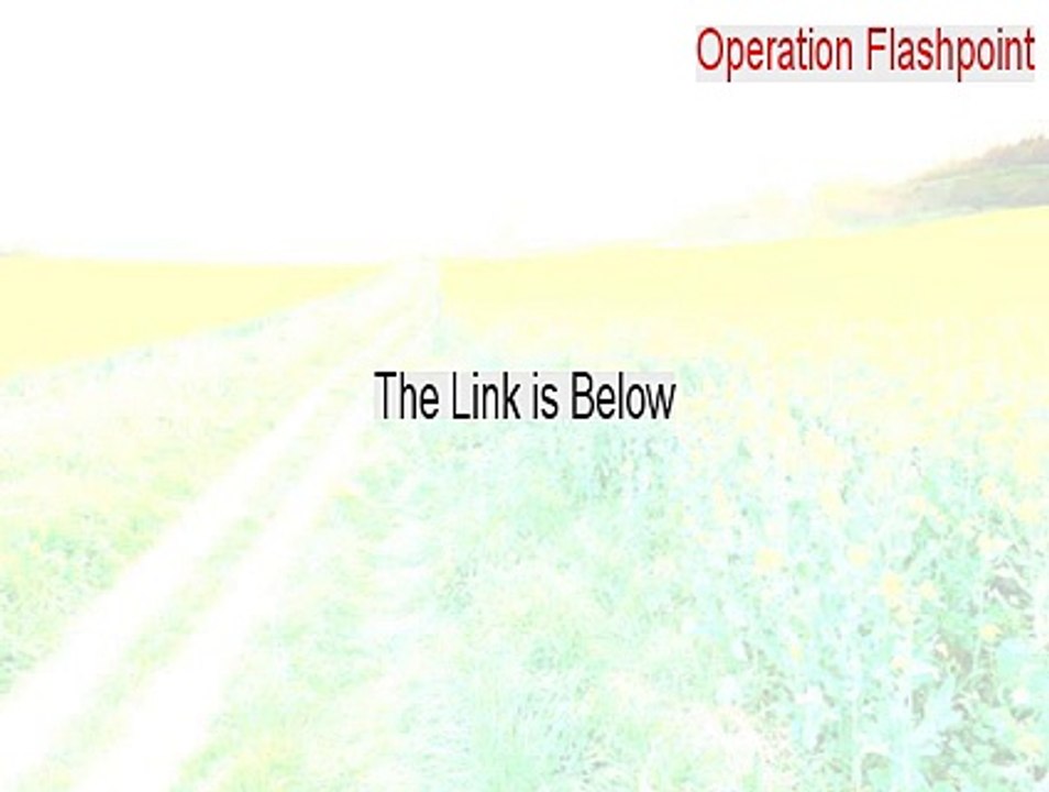 Operation Flashpoint: Cold War Crisis - Hold Provins map Full [Legit Download]