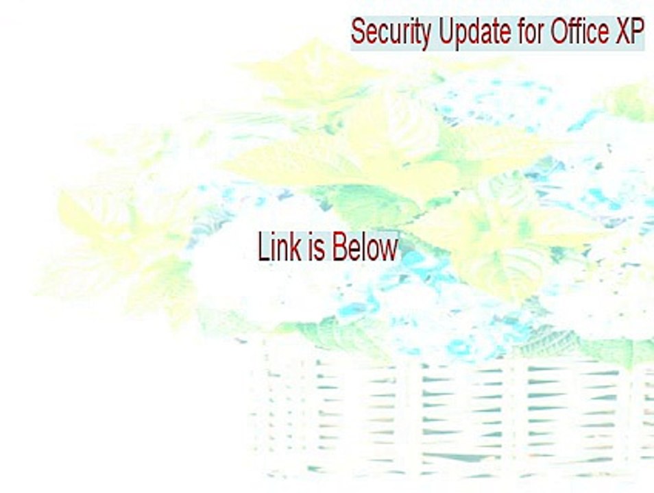 Security Update for Office XP (KB920816) Free Download - Free Download (2015)