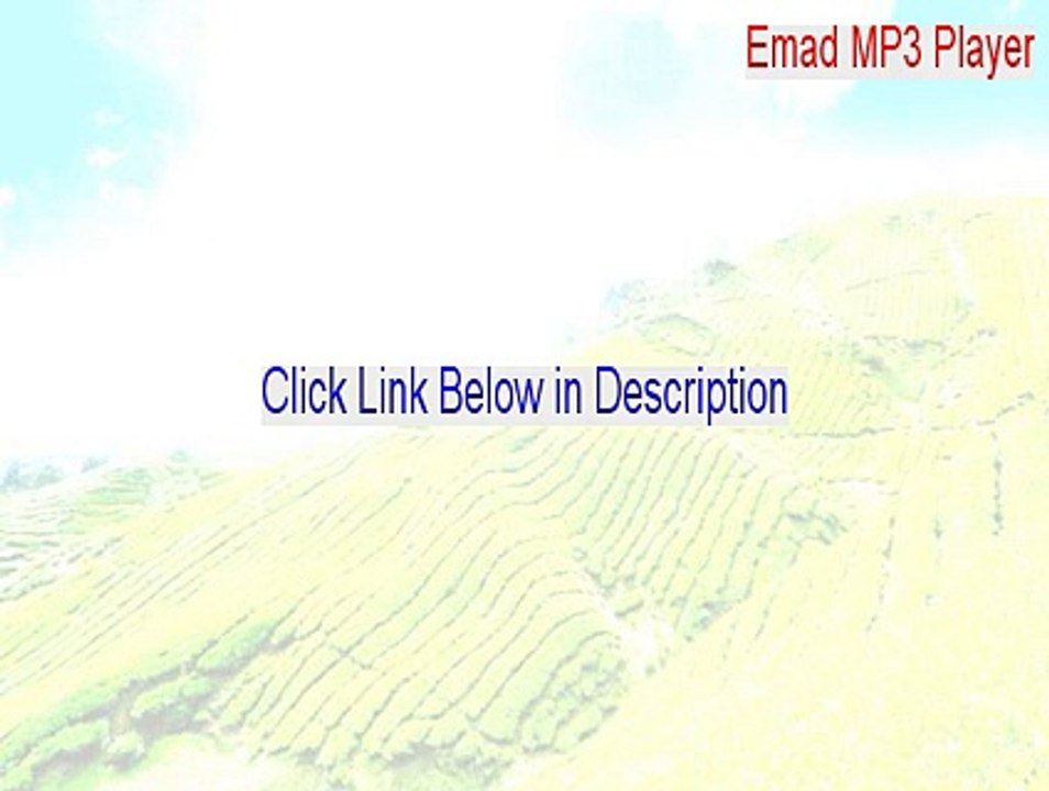 Emad MP3 Player Cracked - Instant Download (2015)
