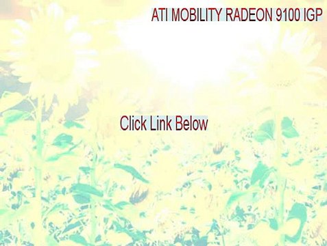 ATI MOBILITY RADEON 9100 IGP Keygen - Instant Download