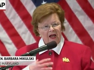 Democratic Sen. Mikulski Announces Retirement