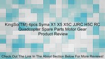 KingSo(TM) 4pcs Syma X1 X5 X5C JJRC H5C RC Quadcopter Spare Parts Motor Gear Review