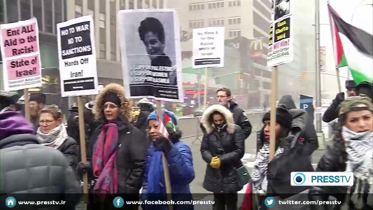 Protests held in Washington against Netanyahu’s congress speech