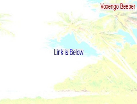 Voxengo Beeper (64 bit) Serial - Instant Download 2015