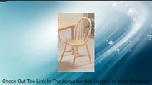 Set of 4 Natural Finish Farm House Wood Dining Chair/Chairs Review