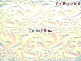 OpenBerg Lector 5 Keygen (Legit Download 2015)