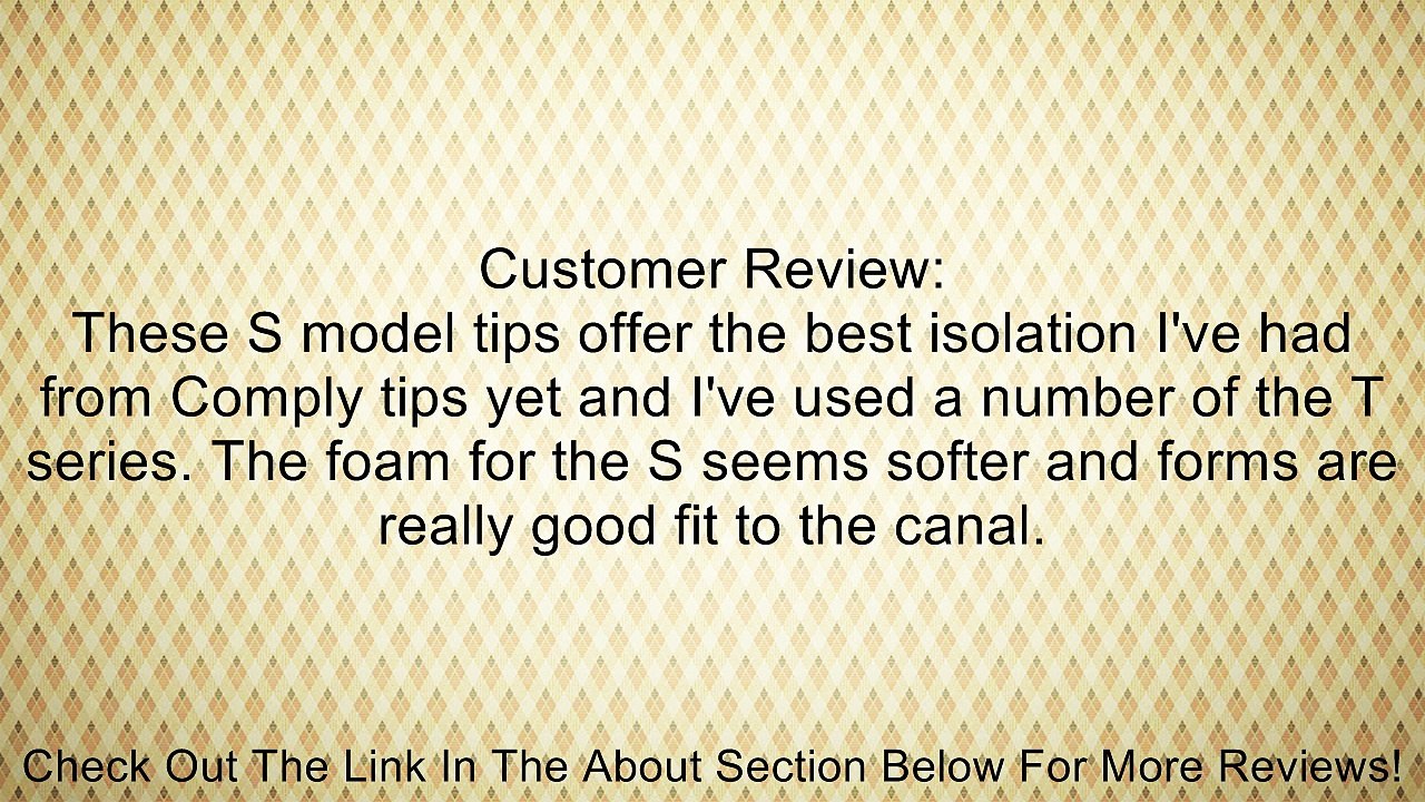 Comply S-400 Active Earphone Tips (Charcoal, 3 Pairs, Mixed) Review