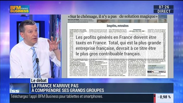 Nicolas Doze: Optimisation fiscale: Total fait preuve d'une parfaite transparence avec la fiscalité française - 04/03