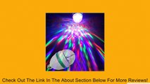 DuaFire RGB Crystal Ball Effect Rotating Light E27 LED Rotating Stage Lighting For Disco DJ Party,Ball Bulb Multi Color Changing Review