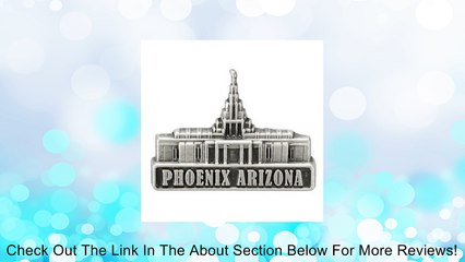 Phoenix Arizona Temple Pin Silver - TTT297 Review