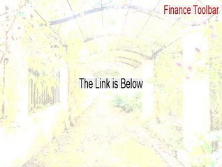 Finance Toolbar Cracked [Free Download]