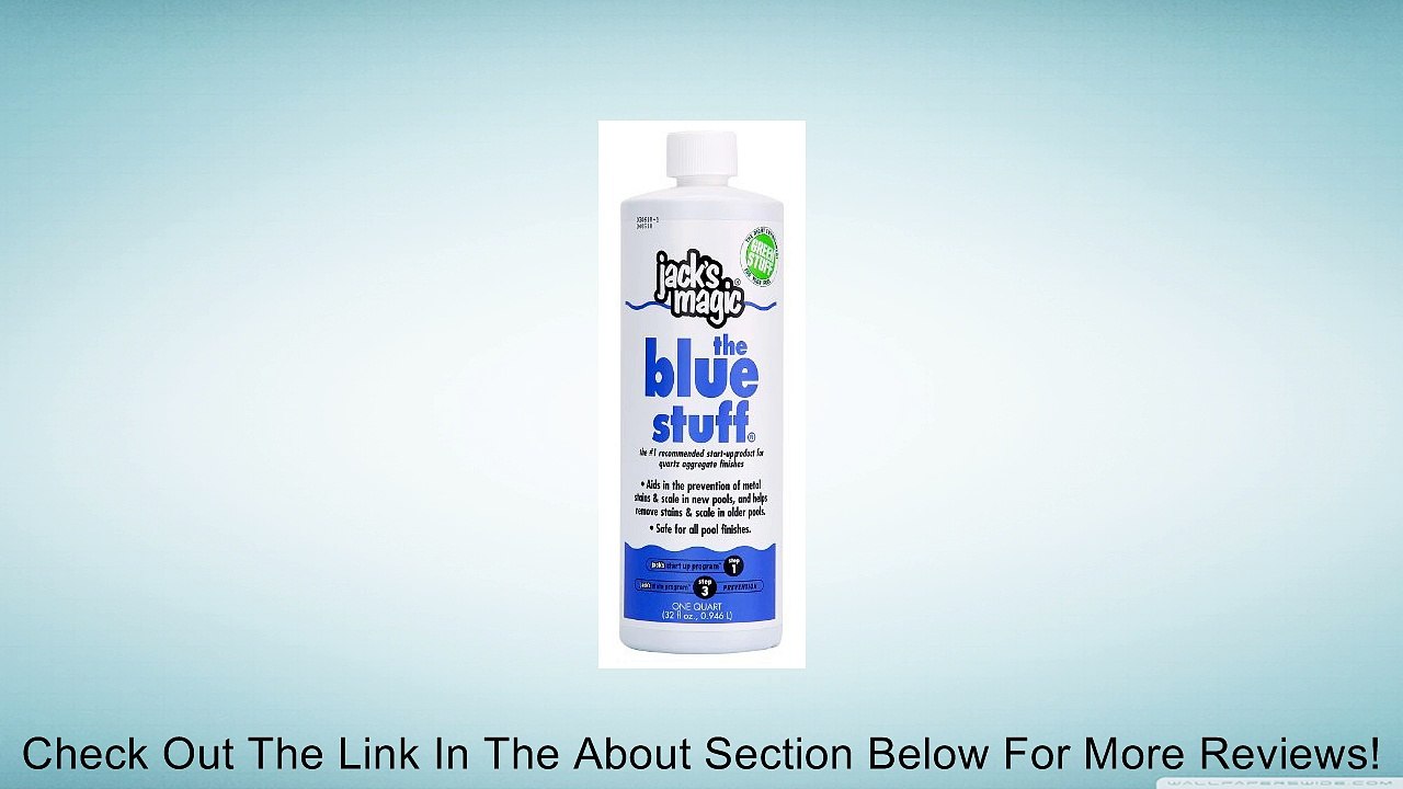 The Blue Stuff by Jacks Magic 1 quart Review