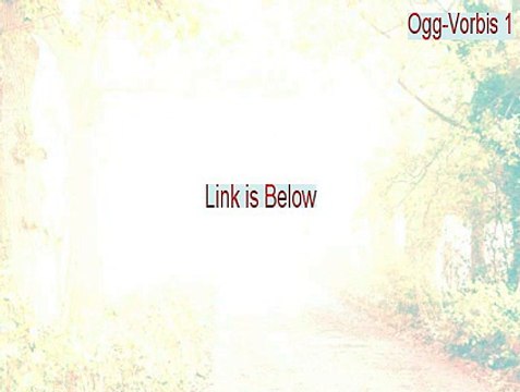 Ogg-Vorbis 1.1 encoder Full Download - Download Now