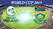 2015 WC SA vs IRE AB de Villiers on thrashing Ireland