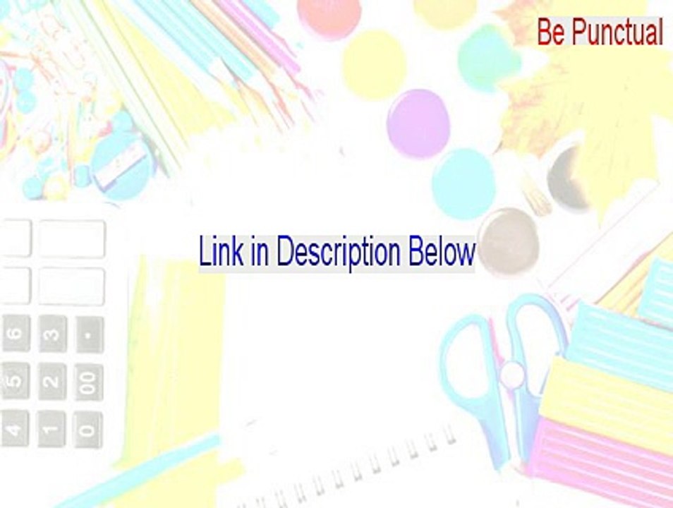 Be Punctual Serial - Instant Download