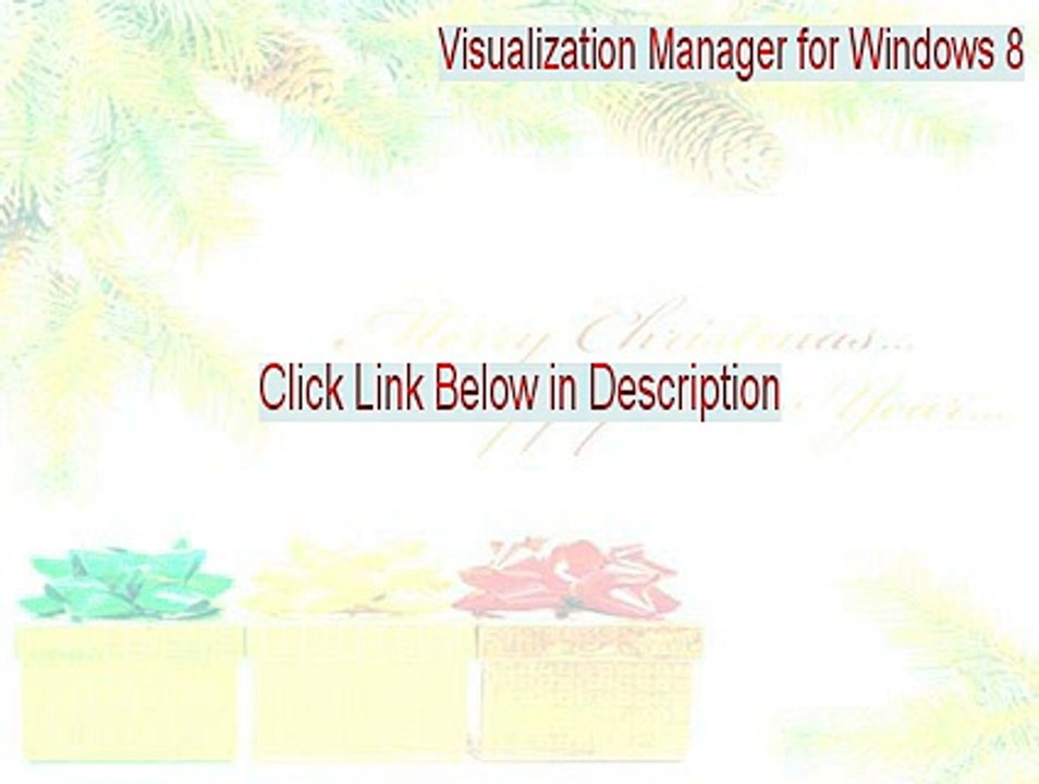Visualization Manager for Windows 8 Cracked [Legit Download 2015]