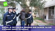Hotel in via Perugia a Cattolica invaso dai senza tetto, fermati 7 stranieri