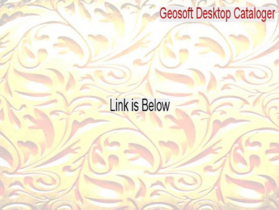 Geosoft Desktop Cataloger Full [Legit Download 2015]
