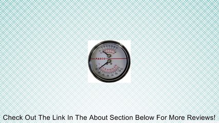 BOILER GAUGE 2-1/2" CENTER BACK MOUNT Review