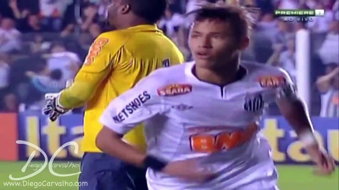Neymar Amazing Goal vs Flamengo