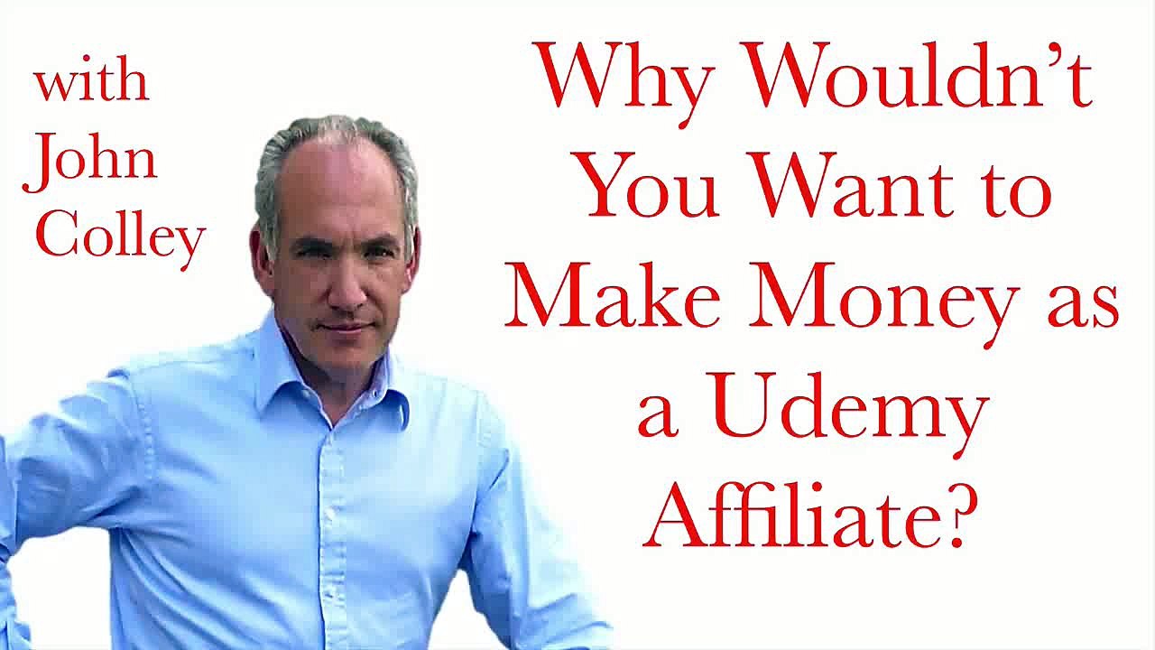 "Udemy Affiliate Marketing" Why Wouldn't You Want to Become a Udemy Affiliate Marketer?