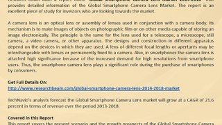 Global Smartphone Camera Lens Market Size, Share, Technology, Research Report 2014-2018