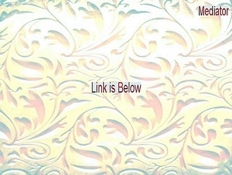 Mediator Serial (mediator release test 2015)