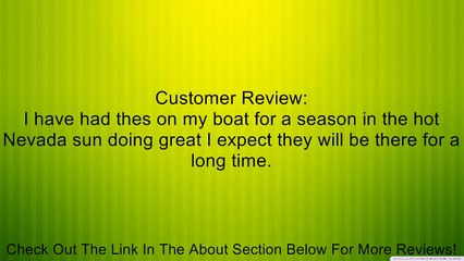 Seachoice 76001 3/4" White Internal Eye End - 1 Pair per Card Review