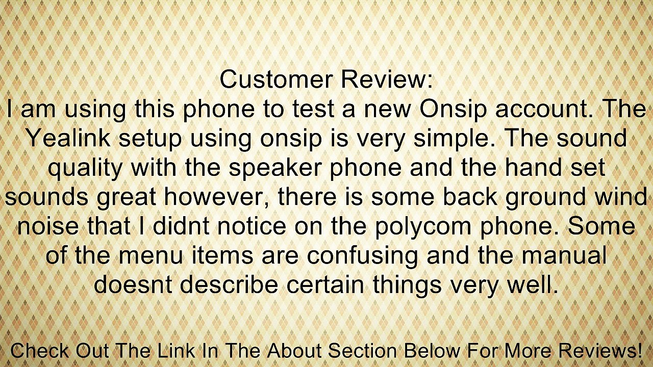 Yealink SIP-T22P Professional IP Phone with 3 Lines and HD Voice Review