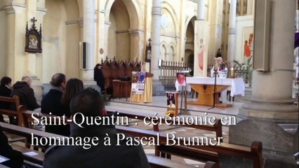 Saint-Quentin : cérémonie en hommage à Pascal Brunner