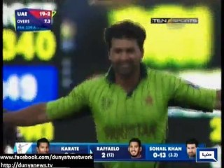 Dunya News - Ahmed Shehzad caught the ball and Mustafa got ousted on a duck