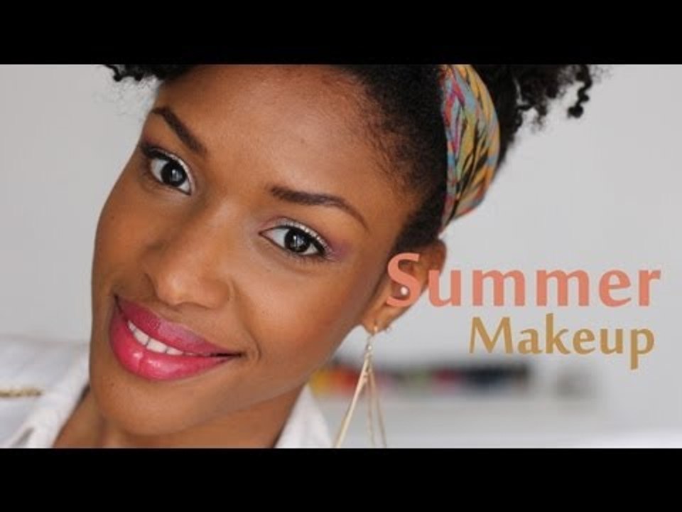 { Summer Makeup } Pink & Gold / Maquillage d'été Rose & doré