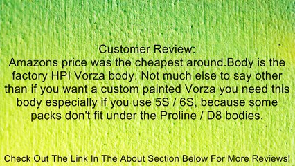 HPI Racing 7812 VB-1 Buggy Body Review