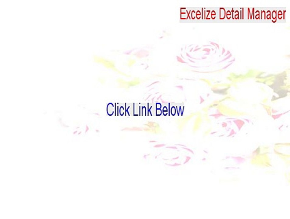 Excelize Detail Manager Keygen (Excelize Detail Manager)