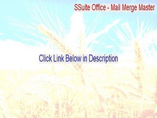 SSuite Office - Mail Merge Master Cracked [Download Here]