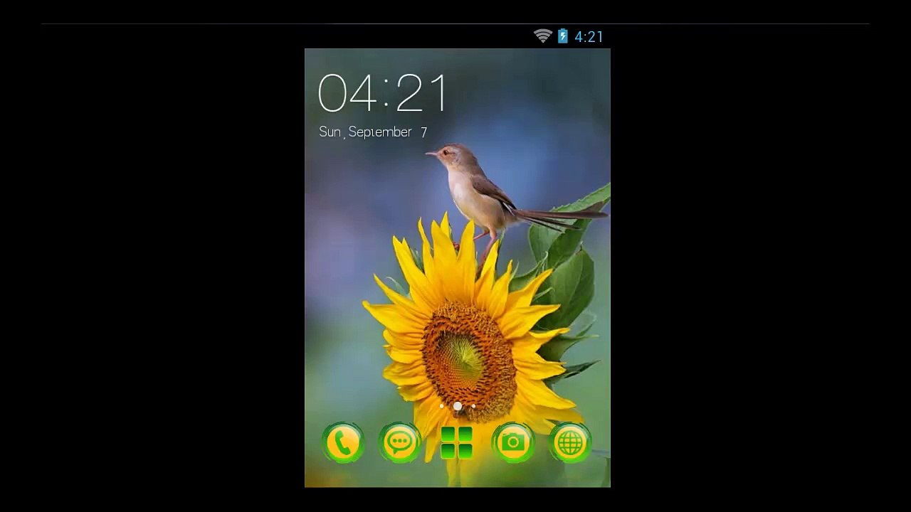 Sunflower - Cool Android Phone Theme