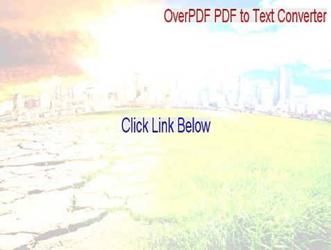 OverPDF PDF to Text Converter Crack [Instant Download]
