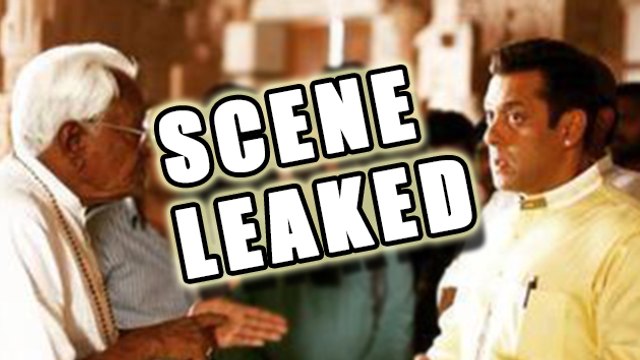 Salman Khan's 'Prem Ratan Dhan Paayo' Scene IMAGE LEAKED!!