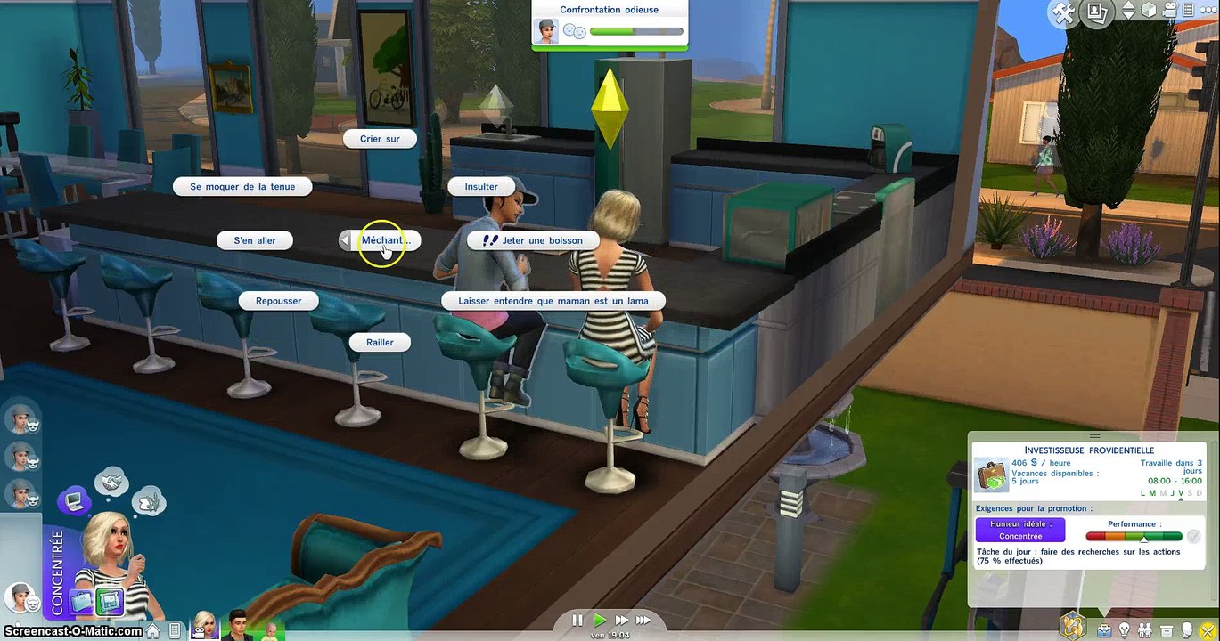 Let's Play Sims 4 #5 Pire ennemie !!