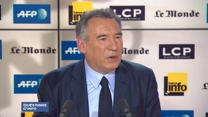 Situation économique : François Bayrou pointe la responsabilité de Nicolas Sarkozy