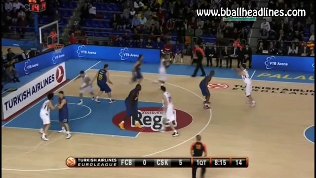 Milos Teodosic phantom assist to Sasha Kaun