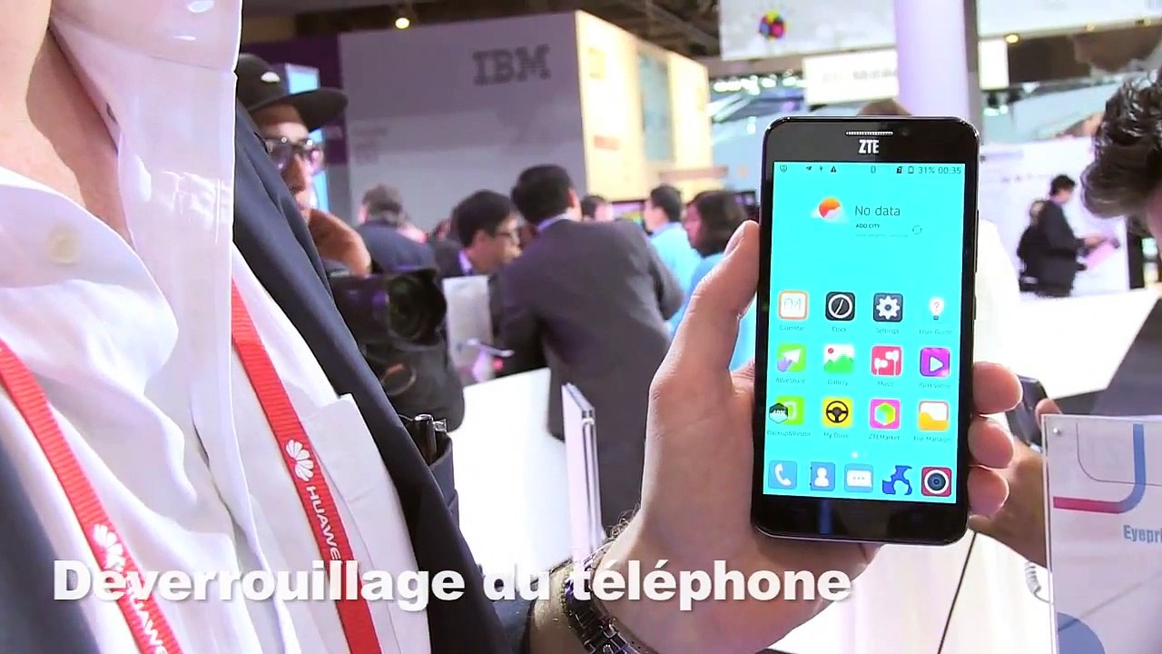 MWC 2015 : ZTE Eyeprint ID