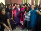 College girl dancing in lahore on their farewell